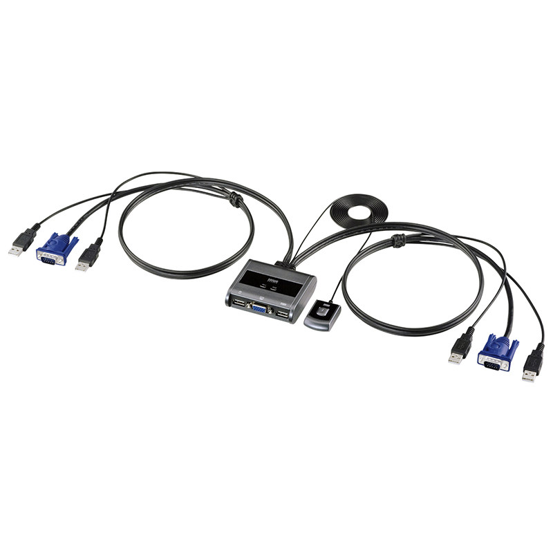Japan SANWA KVM manual switch Display keyboard and mouse sharer Dual USB output SW-KVM2UUSN