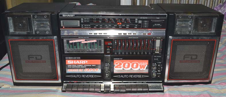 Classic Sharp tape recorder WF-939 Dual Card Accounter SHARP receiver