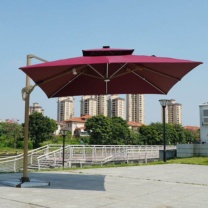 Outdoor umbrellas open-air advertising courtyard balcony Roman umbrella 3 meters large B&B hotel square umbrellas