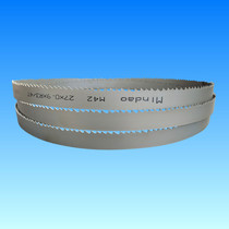 Stainless steel white round steel cut 4232 band saw machine with cemented carbide data strip 34x4000 double metal band saw strip