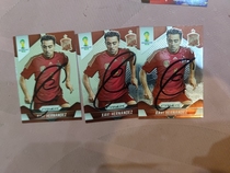 Xavis autographed prizm player card Barcelona ​​Spain