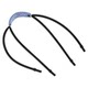 Pocket Shooter Traditional Slingshot 1745 Single Card Round Rubber Band High Elasticity Speed Longed and Thickeneded Single Strand Yuan Rubber Band Set