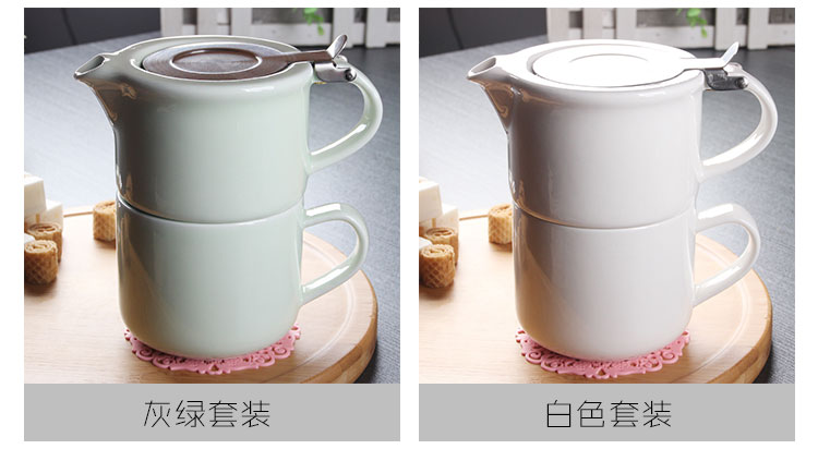 Trà chiều HYU khuếch tán cà phê bọt gốm nồi cà phê cầm tay nhanh chóng cốc bia tách trà đặt một nồi - Cà phê bình pha cafe