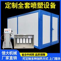 High temperature paint booth plastic oven curing Furnace Industrial static temperature environmental protection spraying electric heating full set of plastic spraying equipment
