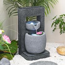 Living room flowing water ornaments circulating water simple and creative money-making office home decorations indoor garden layout and landscaping