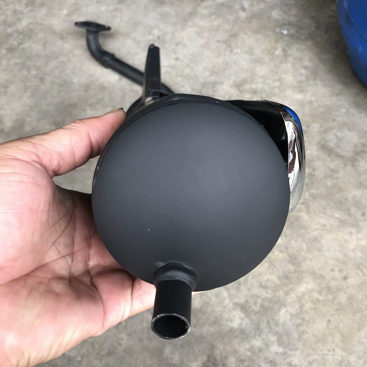 Wildfire Fuxi Qiaoge Xunying Scooter Silent Exhaust Pipe gy6125 Ống khói Boost 50CC Bộ giảm âm - Ống xả xe máy