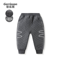 Boys warm pants autumn and winter baby quilted trousers 1-3 years old baby thickened pants going out casual pants tide 2