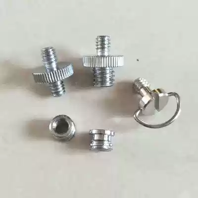 1 4 Mutual rotation 3 8 adapter screw stainless steel nut nut single-eye camera tripod pan/tilt interface