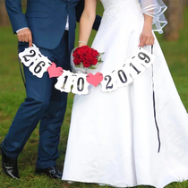 Creative European and American Wind room Romantic Decoration Dress Digital Pull Citi Knot Wedding Remembrance Birthday Party Photo Props