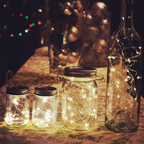 led copper wire lamp string battery Christmas room decoration copper wire small color string lamp string lamp full Sky star lamp Firefly lamp