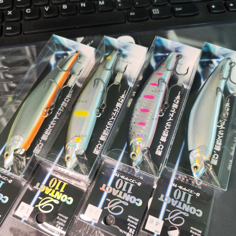 New Smith D-Contact 110 Micro-Slow Sinking Minnow 26g Long-Range Casting Fast Sinking Deep Water Lure for Rapids New Smith D-Contact 110 Micro-Slow Sinking Minnow 26g Long-Range Casting Fast Sinking Deep Water Lure for Rapids