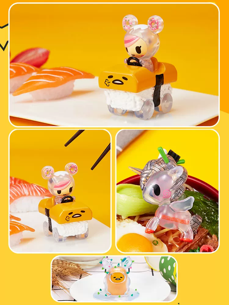 Тao Qidci TOKIDOKI яйцо-желток брат Gudetama ленивое яйцо слепок коробка-слово совместный наименование слепой бокс двухмерный единорог украшения