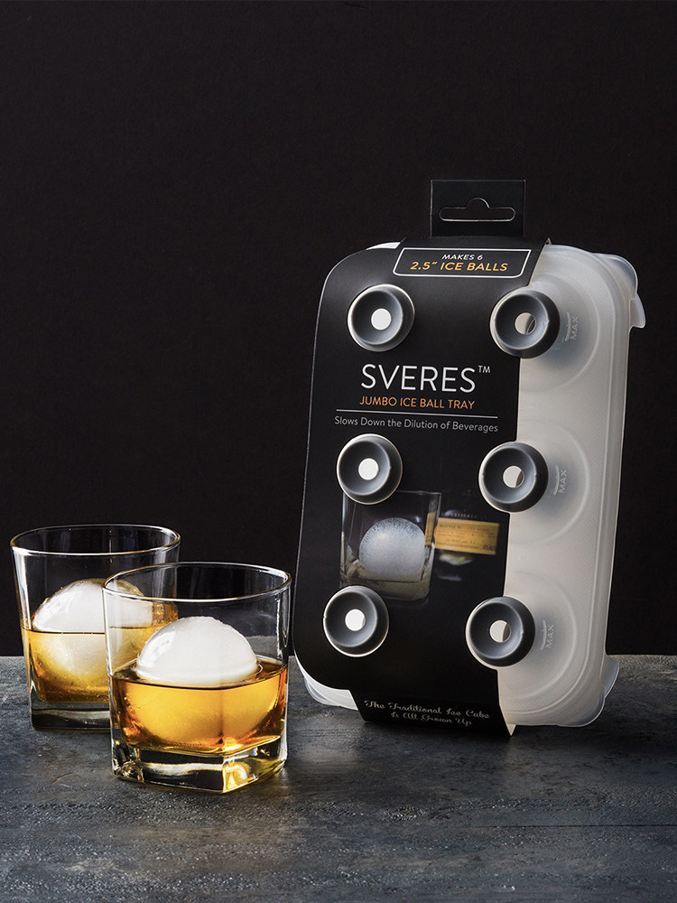 SVERES jumbo whiskey ice hockey mold Spherical ice grid ice mold Ice box ice maker Household large
