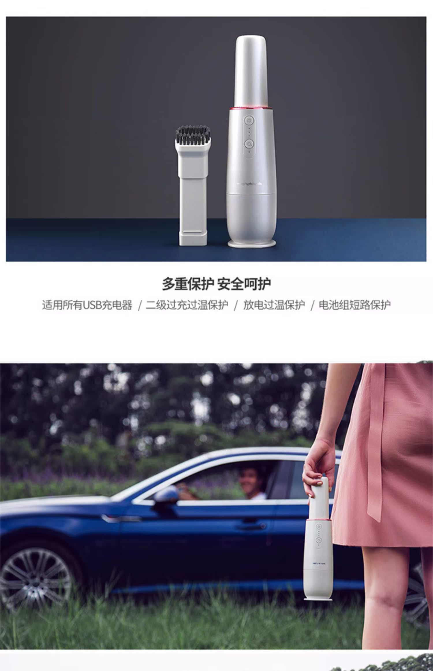 Máy hút bụi không dây Mo Fei xe hơi nhà nhỏ cầm tay có thể sạc điện mạnh mẽ Máy hút bụi cầm tay mạnh mẽ - Máy hút bụi máy hút bụi mini điện máy xanh