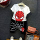 . Spider-Man Kids Little Boy Summer 2019 Suit mới 2-7 Năm Cũ ngắn Shorts hai mảnh bộ.