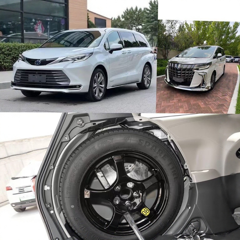 Toyota Special Spare Tire Senna Alfa 30 Series 40 Series Wilfa Reelfa T155/80R17 Free Shipping