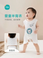 Летнее тонкое дышащее детское дудоу для новорожденных для младенца, детская майка топ, спальный мешок, бандаж пупочный, нагрудник