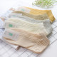 Spring and summer ladies Japanese forest style white boat socks pure cotton socks thin solid color low cut mesh breathable short socks