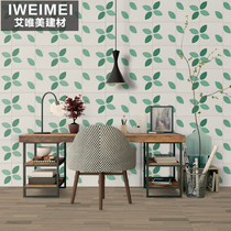 European simple background wall leaves 200x200 tiles mixed non-slip parquet 300x300 floor tiles small tiles