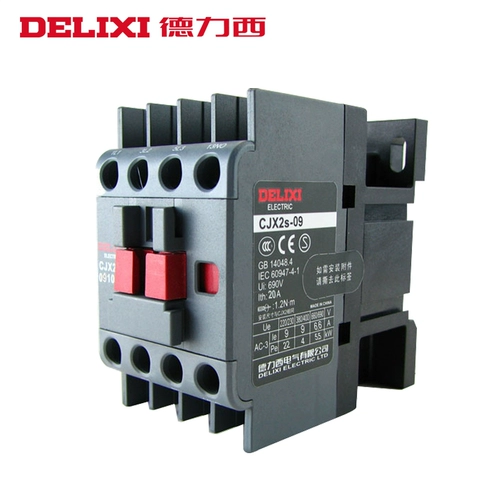 Delixi CJX2S-1810 Контакты переменного тока 1210 220V 2510 Однофазная 380 Три фазы 0910 4011