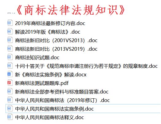 2020上海商标审查协作中心招聘职业能力综合应用能力商标法律法规题库真题真题