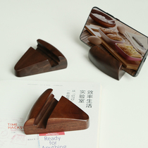Mobile Phone Bracket Black Walnuts Wood Solid Wood Mobile Phone Creative Bracket Sloth Wood Mobile Phone Holder Universal Mobile Phone Holder