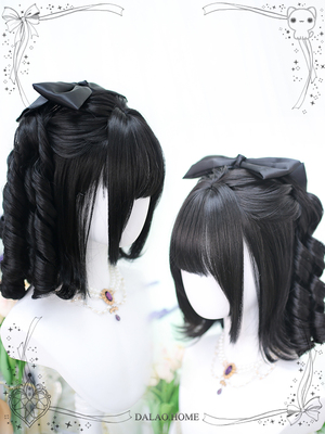 taobao agent 大佬家 Wig, helmet, scarf, Lolita style