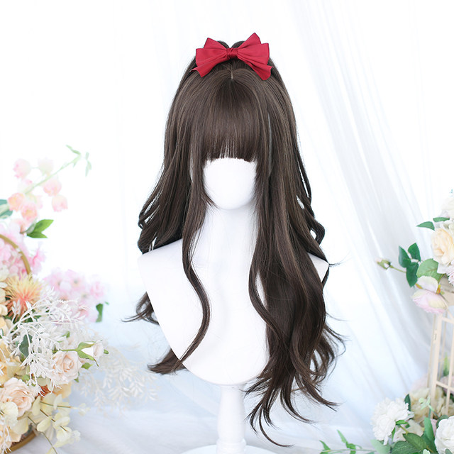 ຂໍ້ສະເໜີພິເສດຂອງ Gangster's Full Lolita Wig Natural Lolita Long Curly Hair Ins Gentle Curly Long Hair Women