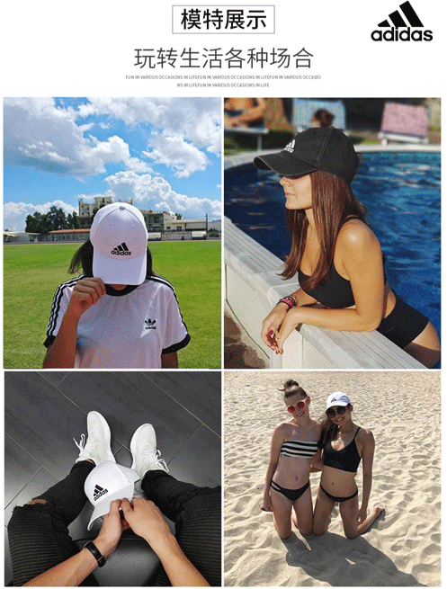 Mũ Adidas mũ bóng chày nam mũ nam mũ nữ mũ thủy triều ngoài trời visor mũ thể thao S98151 - Mũ thể thao mũ phớt nữ