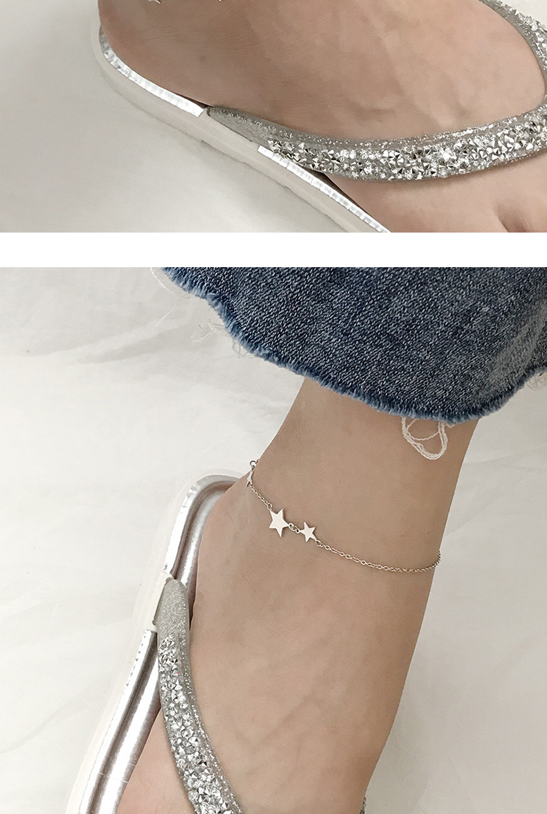 Chaine de cheville Femme DEBY en Argenterie - Ref 3102270 Image 9