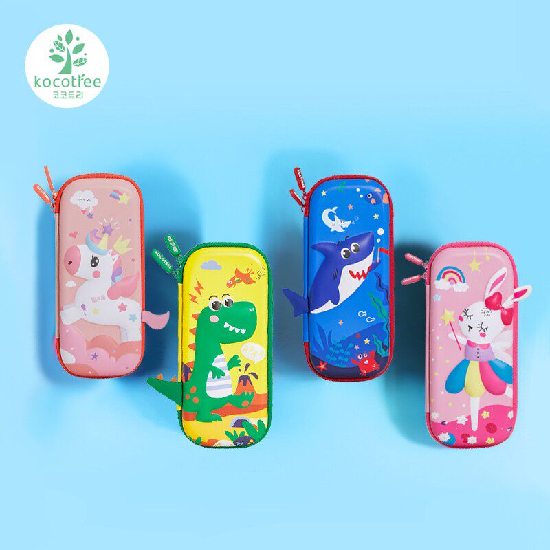 KK tree children's pencil case primary school kindergarten pencil case boy girl stationery box dinosaur cute cartoon pencil case