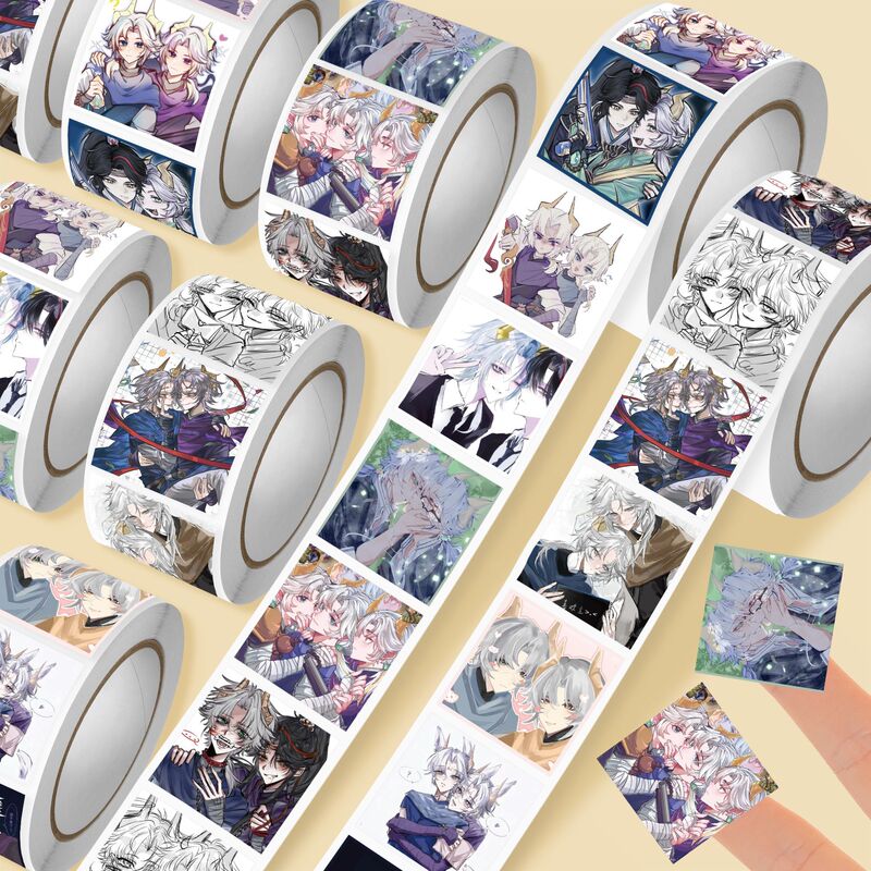 2000 Popular Stickers of the Double-Chaos Fan-Made Series, Supernatural Action Team, High-Value Narcissus Merchandise Stickers