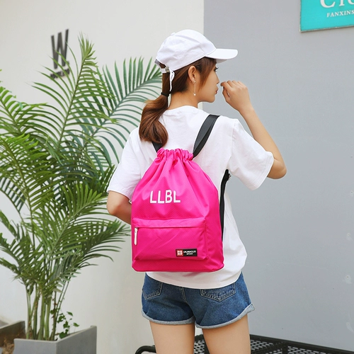 Спортивная сумка для плавания с разделителями, портативная сумка через плечо, купальник, сумка для хранения, водонепроницаемая сумка, рюкзак, на шнурках