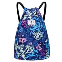 Синий, коралловый