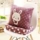 Đệm gối mùa xuân và phim hoạt hình mùa hè quilt đa chức năng tựa lưng tựa lưng thời trang xe dây kéo gối kép sử dụng màu trắng đen