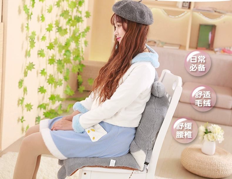 Cartoon đệm ghế đệm pad dày văn phòng đệm một ass trở lại băng ghế dự bị đệm ghế đệm phụ - Ghế đệm / đệm Sofa