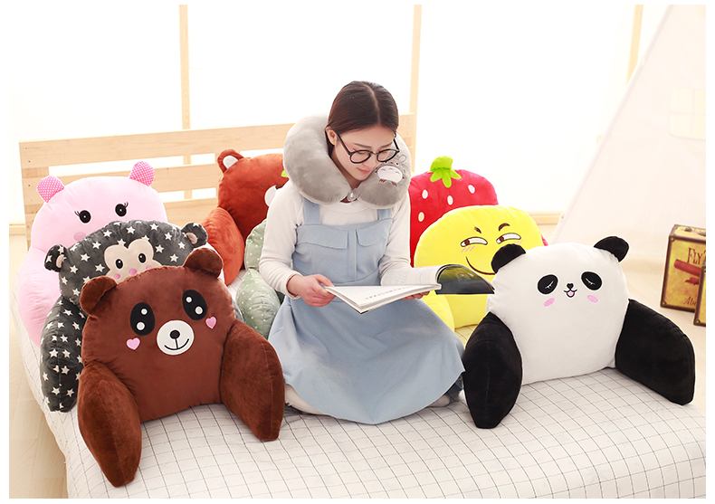 Dễ thương Giường Gối Gối Văn phòng Eo Eo Eo Pad Ghế tựa lưng Pad Gối hình chữ U gối ghế