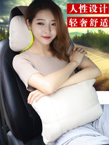 Car headrest seat neck pillow A pair of Mercedes-Benz Maybach BMW lumbar cushion car car supplies