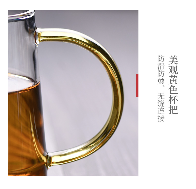 Ceramic fair story glass cup upset high - temperature kung fu tea tea accessories one - piece suit points)