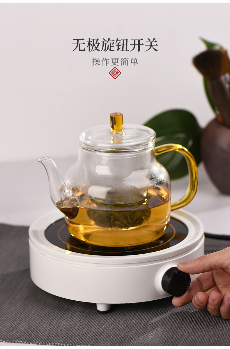 Electric TaoLu boiling tea ware glass teapot domestic small automatic steam boiling tea stove and tea tea set