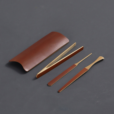 Ceramic checking bamboo tea story is ChaGa ChaBo ChaZhen four dresses kung fu tea accessories 6 gentleman