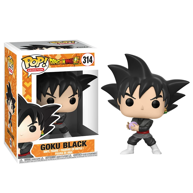 FUNKO Анимация Dragon Ball Super Серия Черный Вуконг Джасма Гоку Дер Hand Hand Hand Мелом Кукла