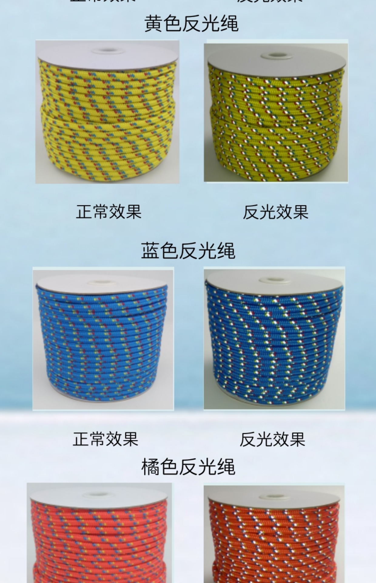 Du lịch ngoài trời cắm trại màu phản chiếu lều dây thừng tán gió cố định dây trường lều cố định dây - Lều / mái hiên / phụ kiện lều Thảm xốp lót sàn lều cắm trại
