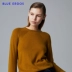 BLUE ERDOS Áo len nữ cổ tròn raglan tay dài màu rắn nữ áo len cashmere tinh khiết - Áo / áo thun