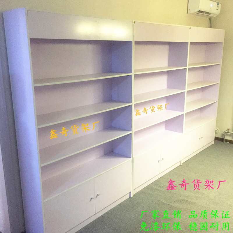 Tủ quần áo trẻ em bằng gỗ trưng bày tủ quần áo bà mẹ và trẻ em sữa bột kệ quần áo trẻ em trưng bày mẹ và con vuông mang thai cung cấp cho bé