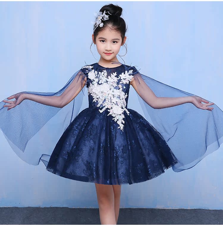 Mùa thu trẻ em váy công chúa váy mới váy hoa cô gái catwalk trình diễn trang phục nữ lớn trẻ em thời trang váy lót bộ đồ vest bé trai lịch lãm