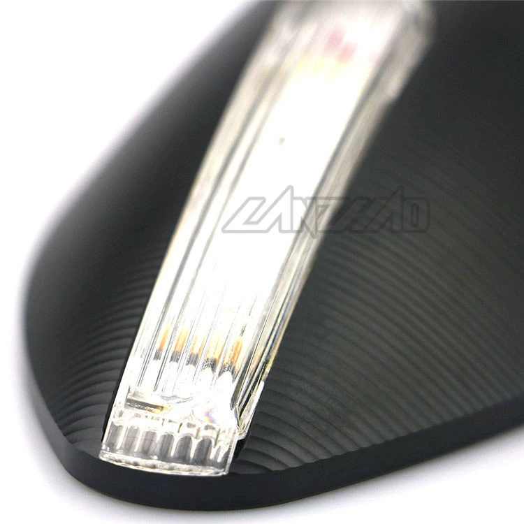 Sửa đổi xe máy với đèn báo rẽ LED gương chiếu hậu gương xe tay ga Yamaha Fuxi phổ quát - Xe máy lại gương gương chiếu hậu xe máy uốn cong
