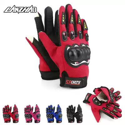 Locomotive riding gloves winter warm waterproof and cold-proof Knight locomotive off-road gloves four-season protective gear