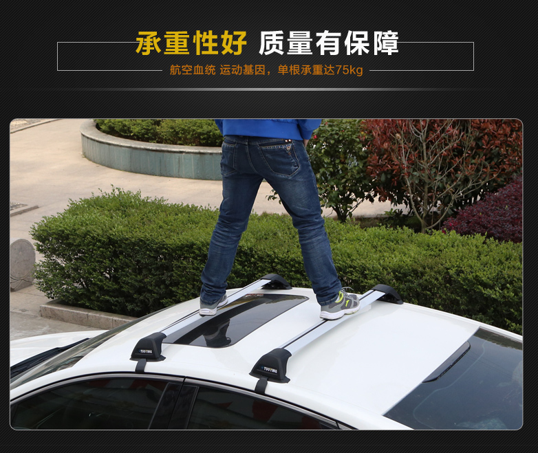 Top Eagle Xe Hành lý Giá Crossbar Mái Giá Mute Sedan Nhôm Du lịch Giá phổ - Roof Rack baga mui xe oto