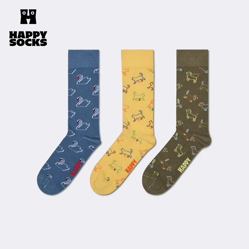 【Spring/Summer Collection】Happy Socks Trendy Brand Unique Dopamine Socks Creative Mid-Calf Socks 【Spring/Summer Collection】Happy Socks Trendy Brand Unique Dopamine Socks Creative Mid-Calf Socks
